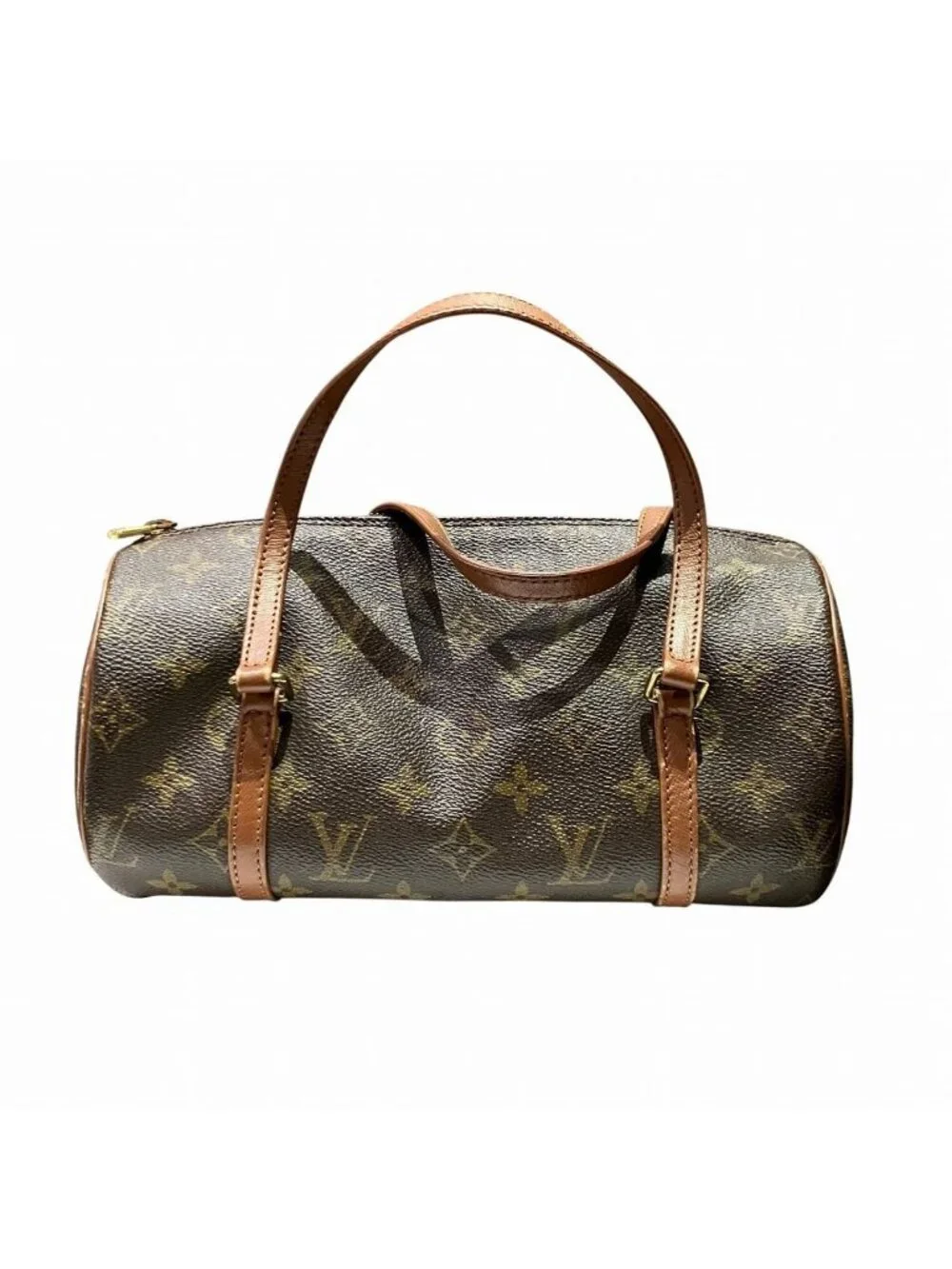 Louis Vuitton Vintage Papillon Monogram Shoulder Bag Canvas